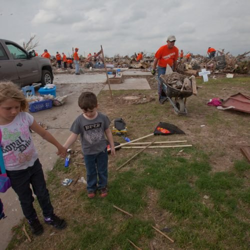 Moore The Moore area was struck by a F5 tornado on May 20, 2013. Andrea Booher/FEMA
